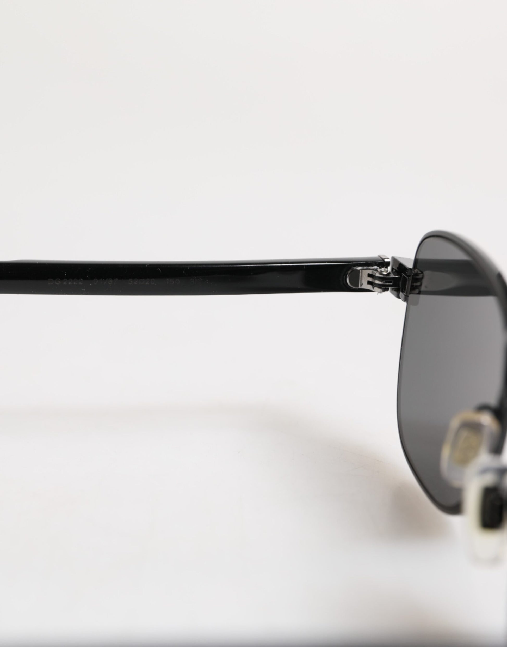 Black Metal Frame Square Lenses DG2222 Eyewear Sunglasses
