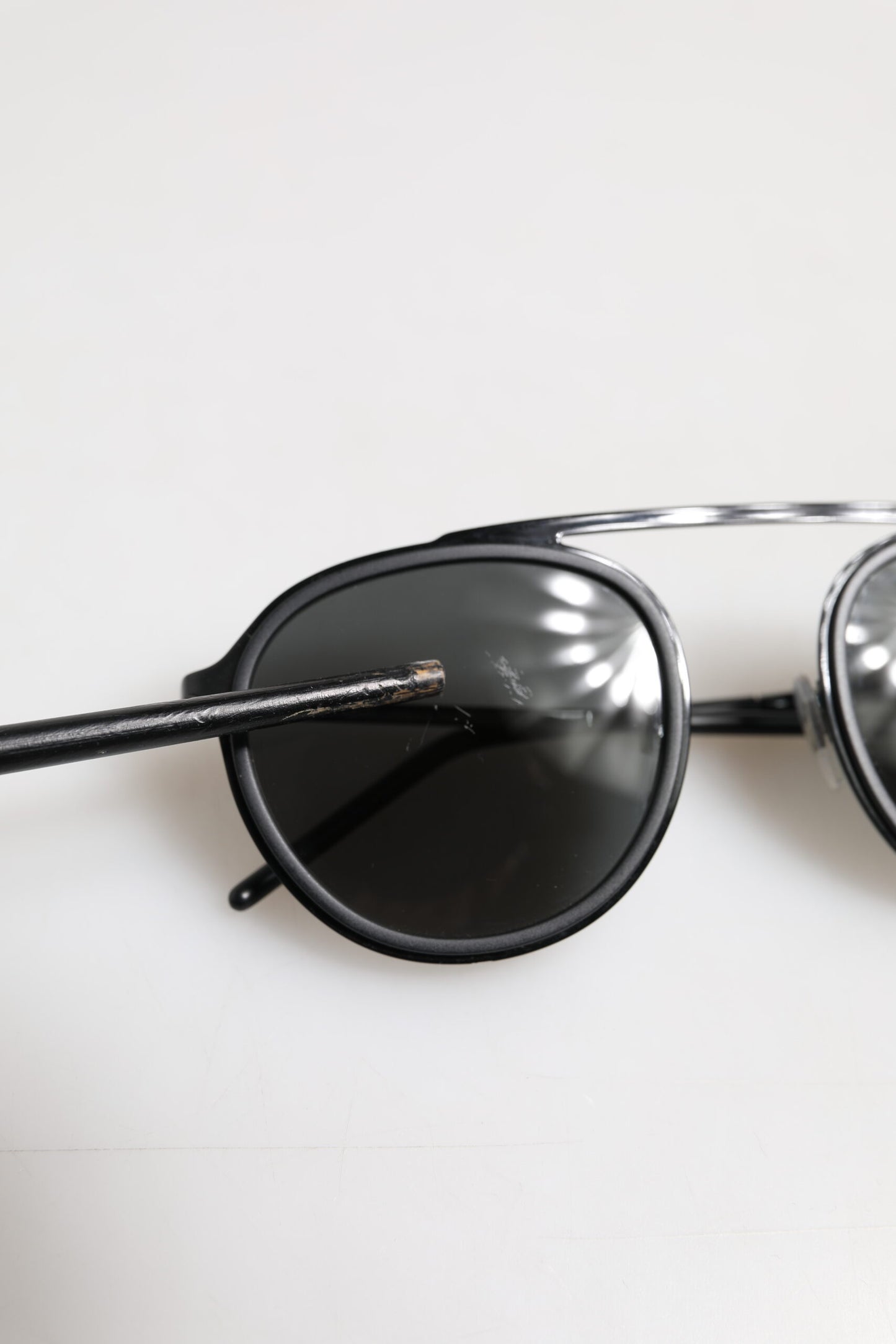 Black Metal Frame Round DG2276 Eyewear Shades Sunglasses