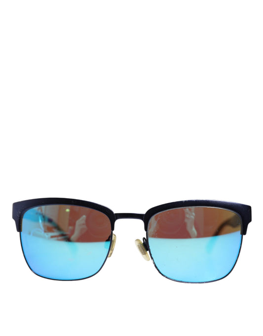 Black Acetate Square Polarized DG4287F Eyewear Sunglasses