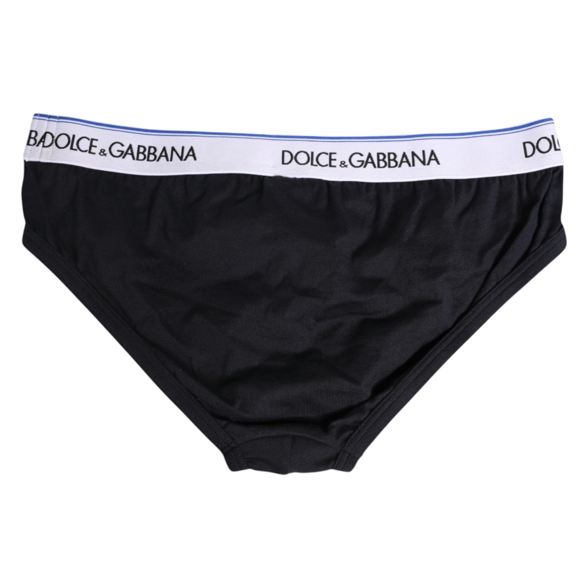 Black Cotton Stretch Regular Brief Underwear
