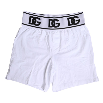 White Cotton Stretch Regular Boxer Underwear