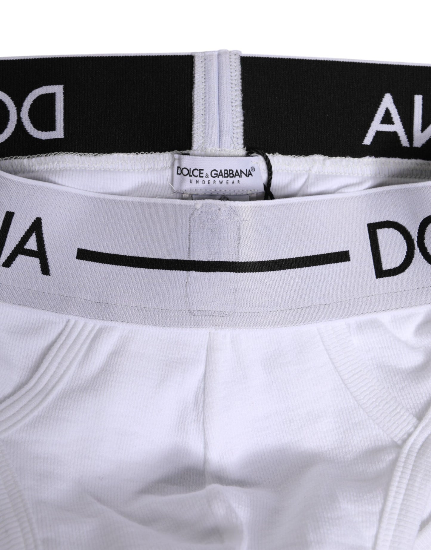 White Cotton Stretch Regular Brief Underwear