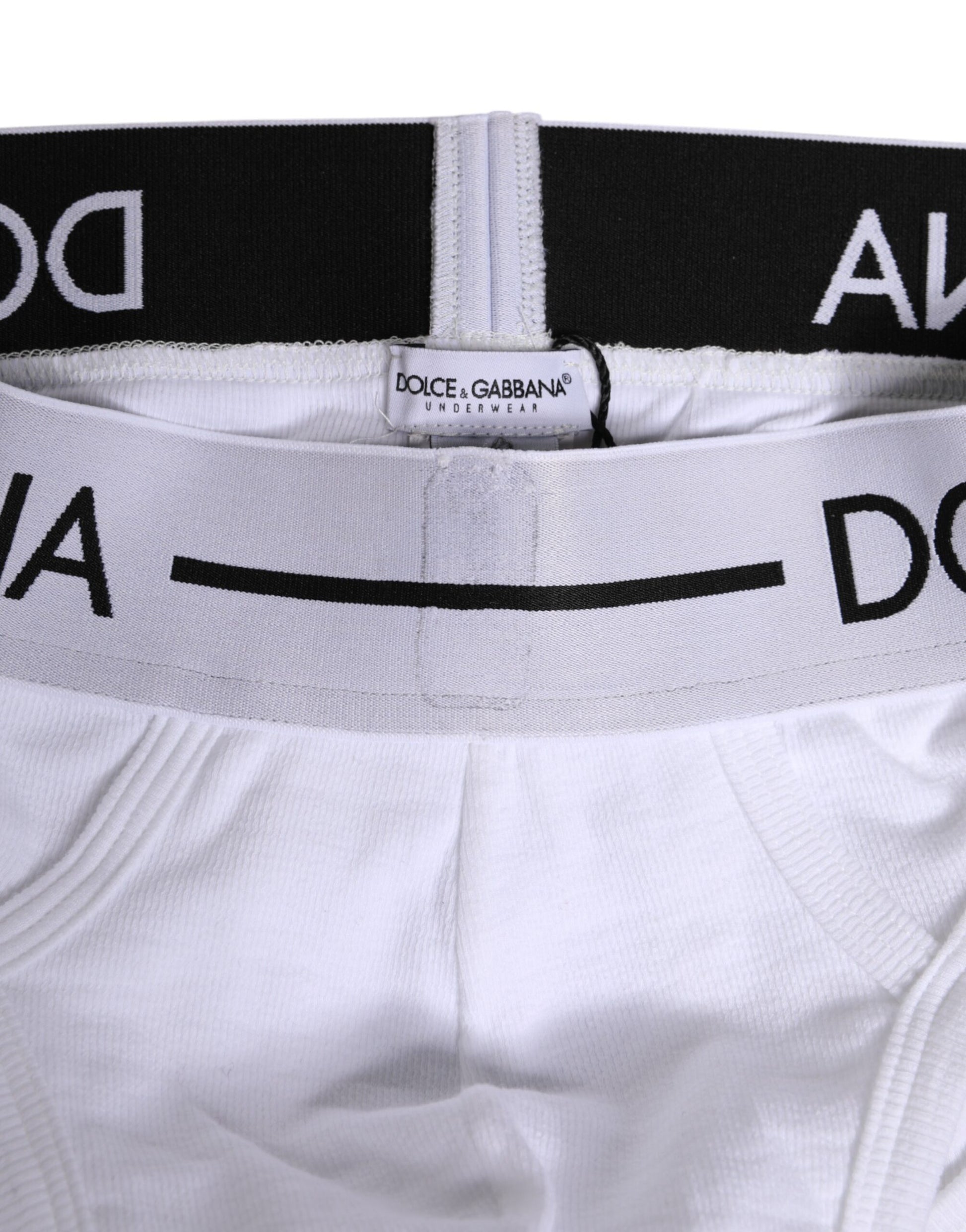 White Cotton Stretch Regular Brief Underwear
