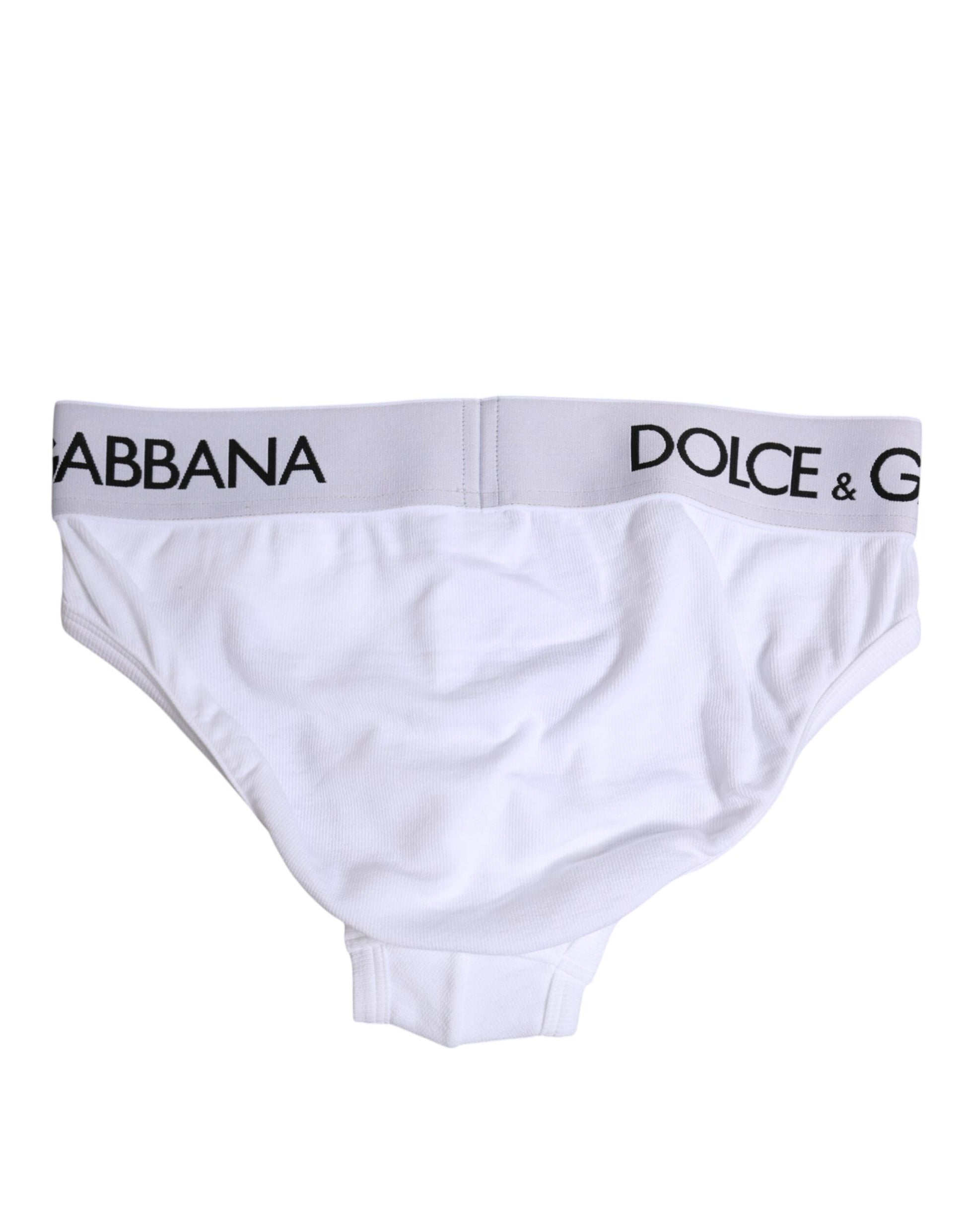 White Cotton Stretch Regular Brief Underwear