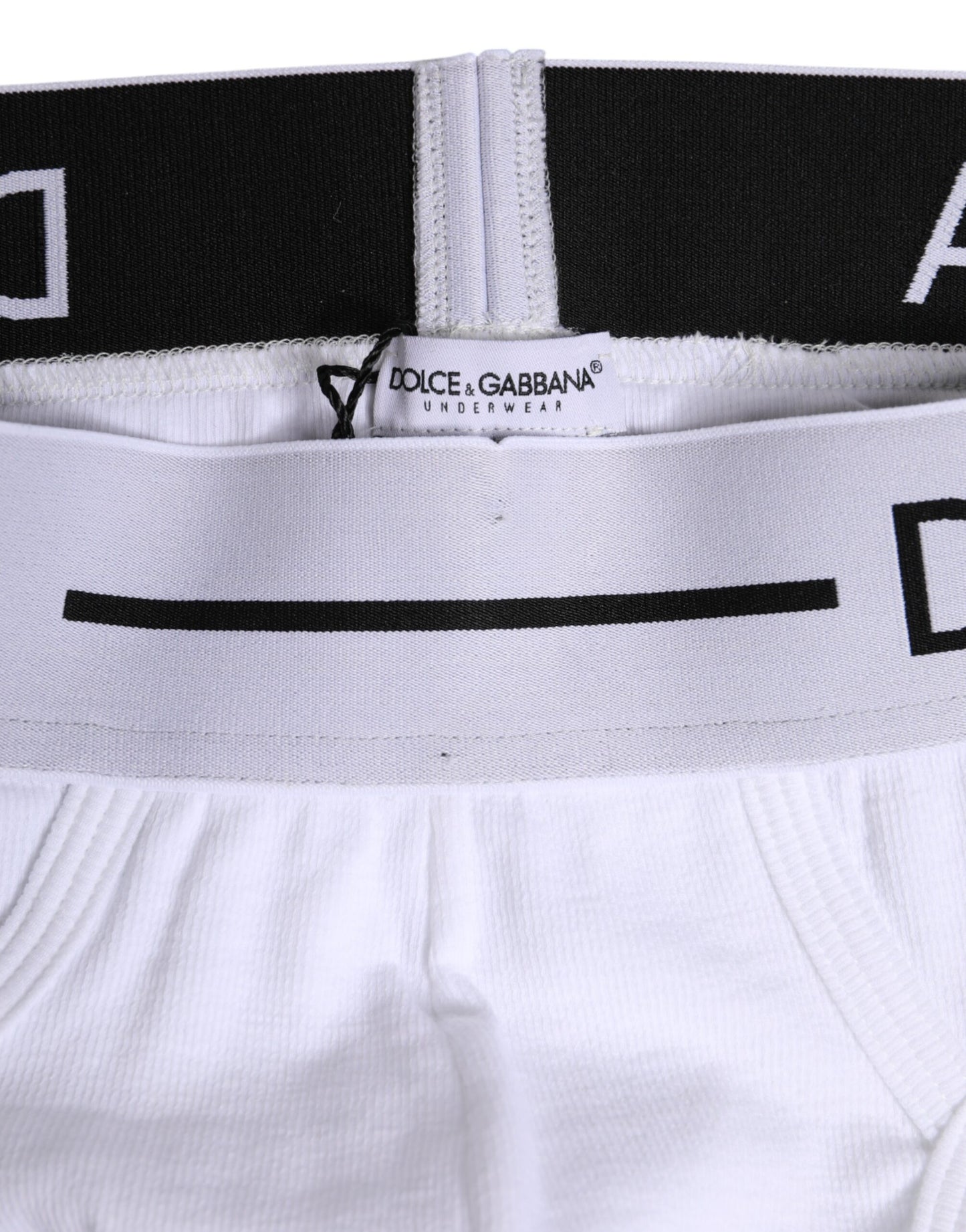 White Cotton Stretch Regular Brief Underwear