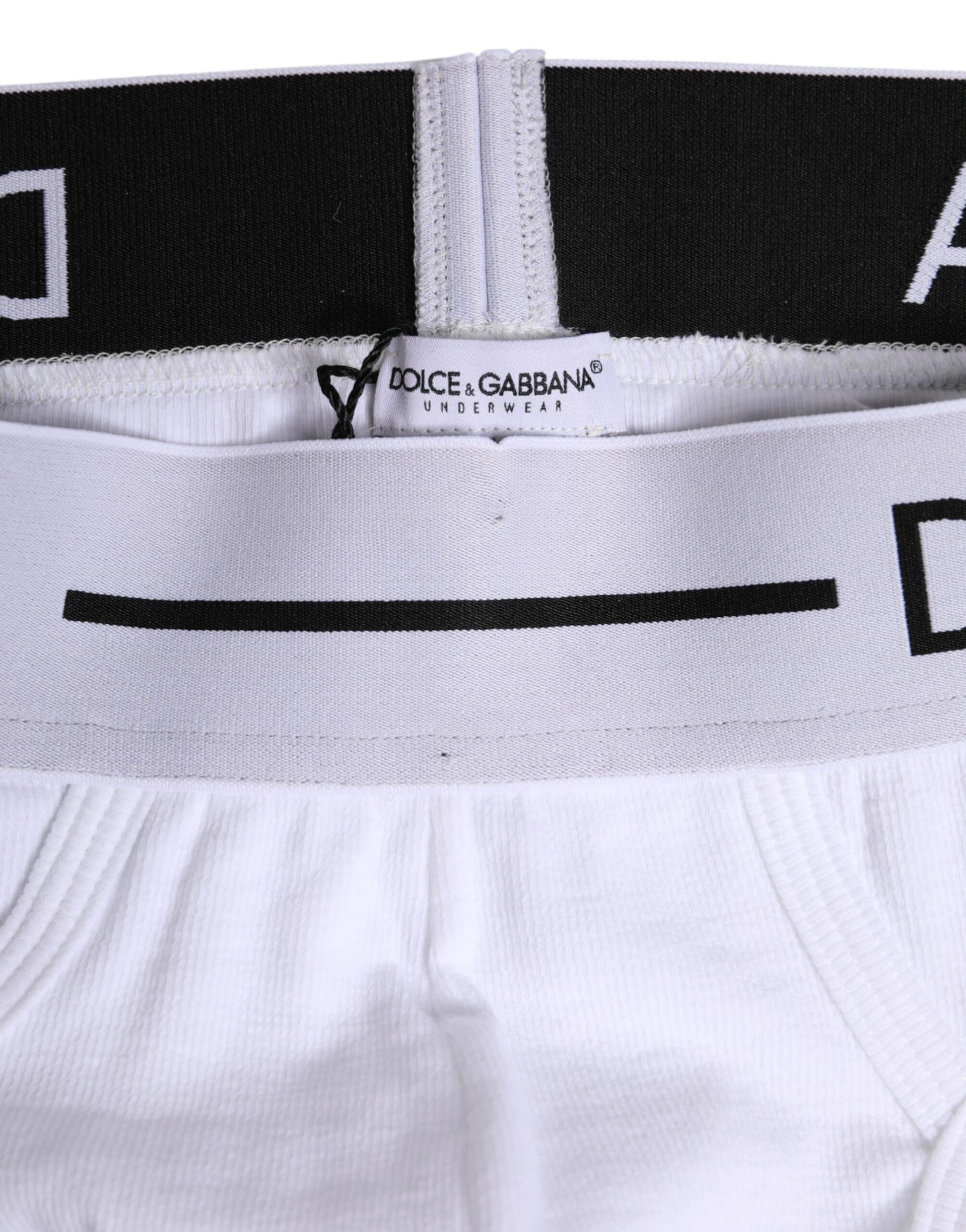 White Cotton Stretch Regular Brief Underwear