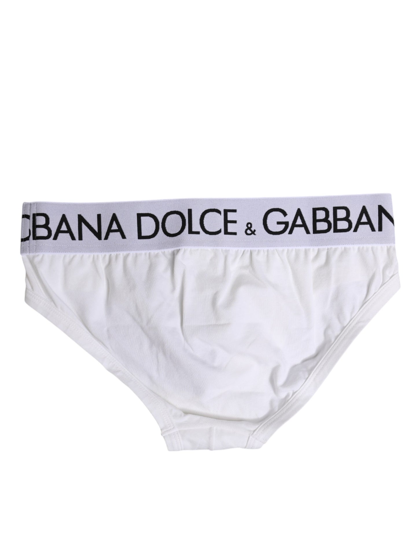 White Cotton Stretch Regular Brief Underwear