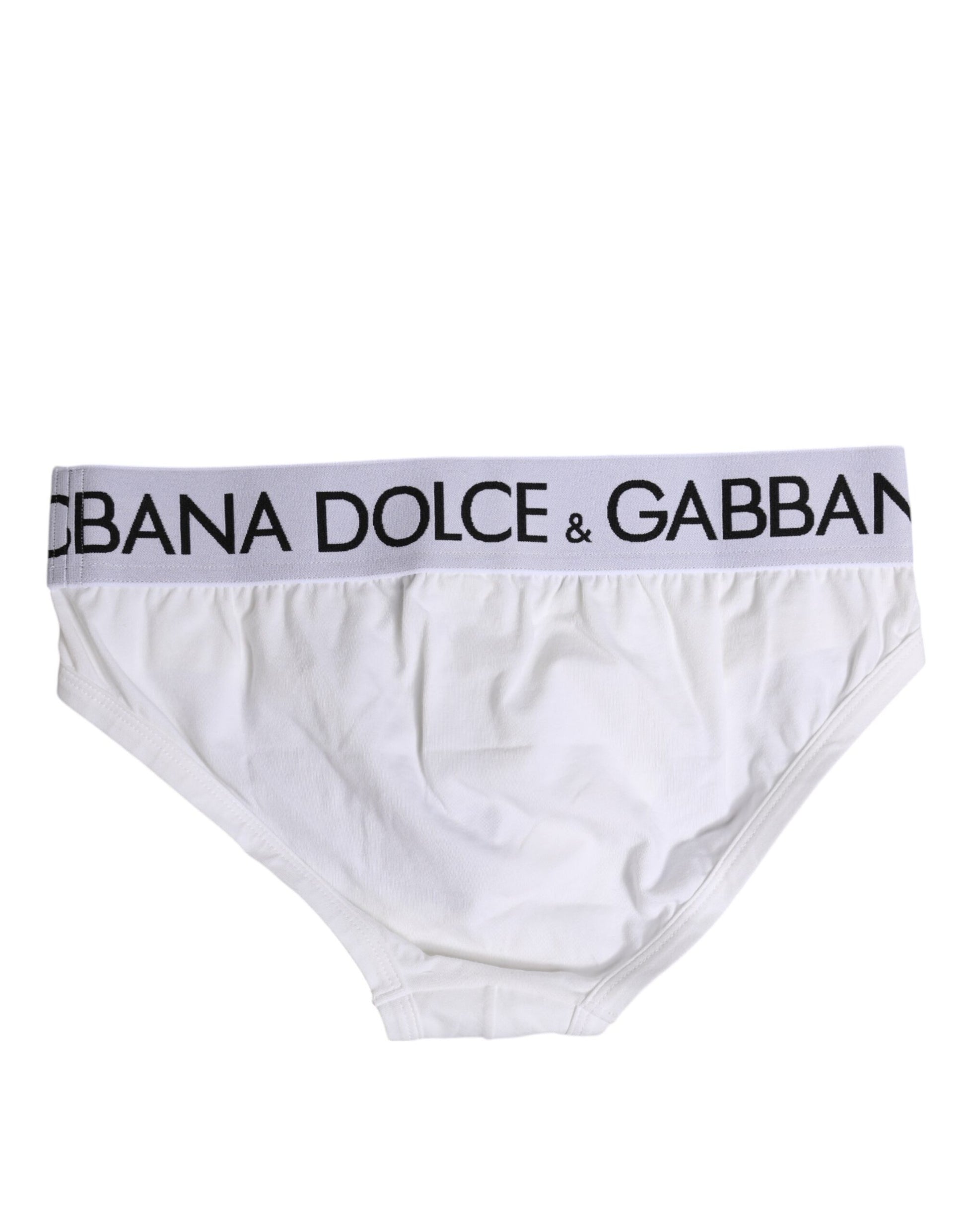 White Cotton Stretch Regular Brief Underwear