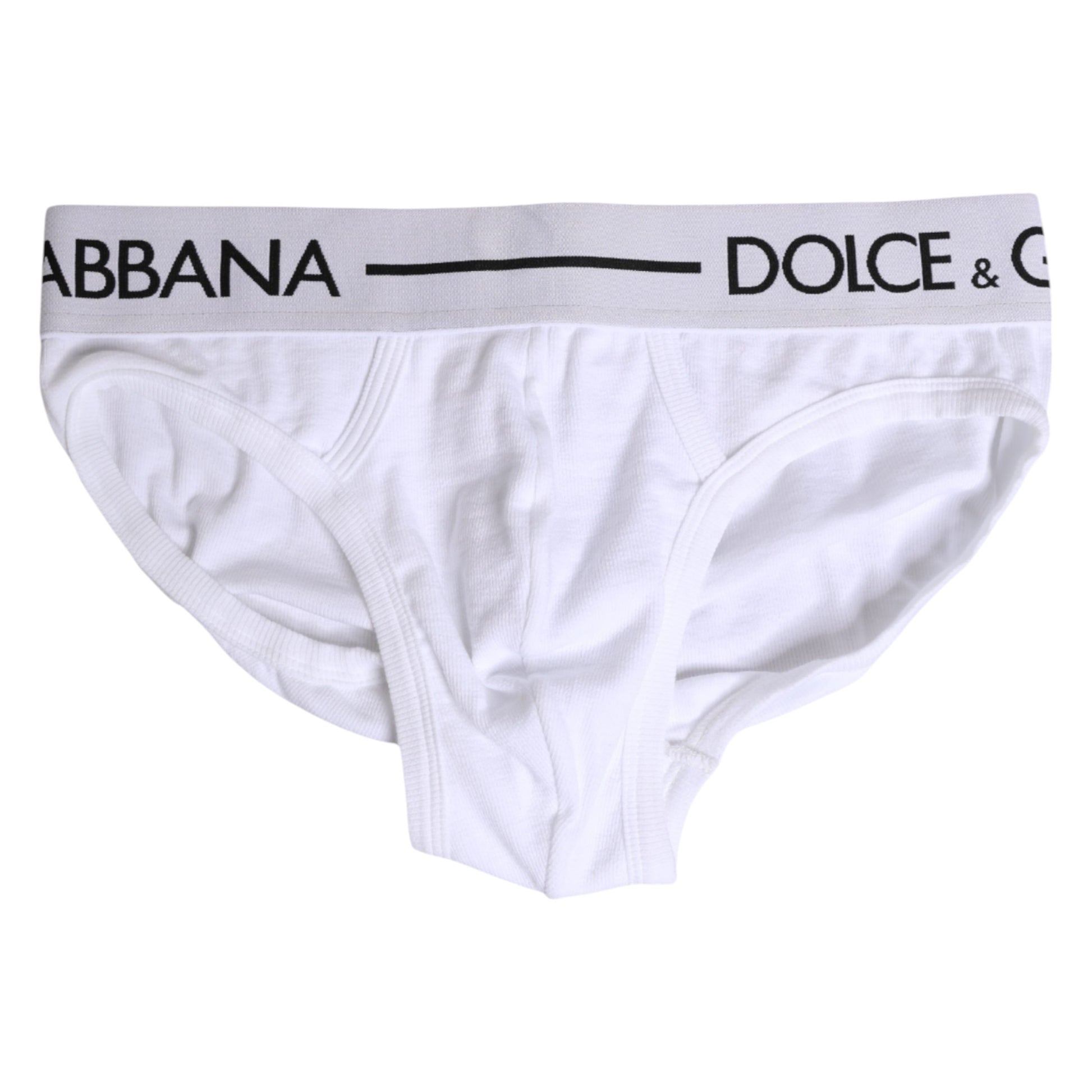 White Cotton Stretch Regular Brief Underwear