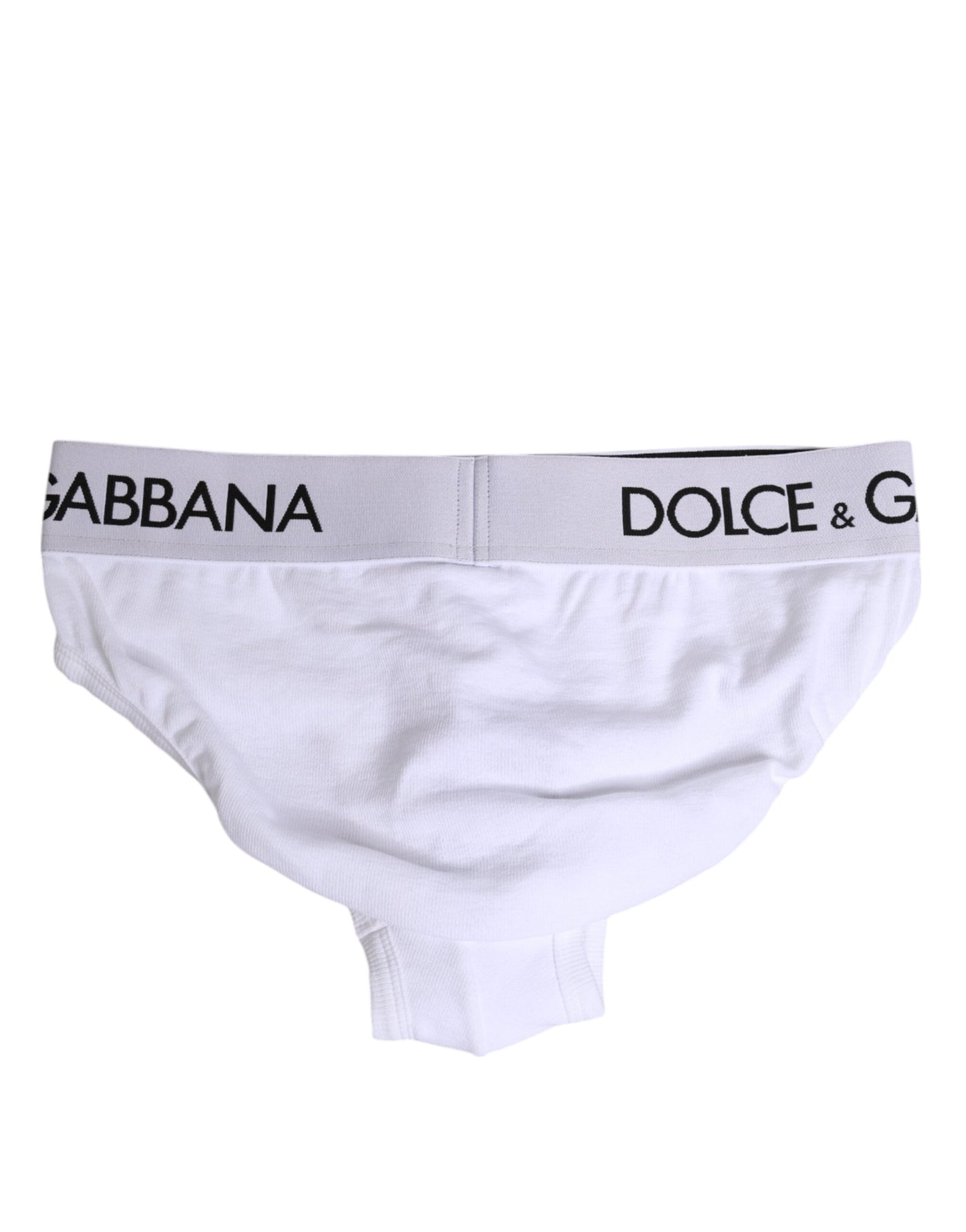 White Cotton Stretch Regular Brief Underwear