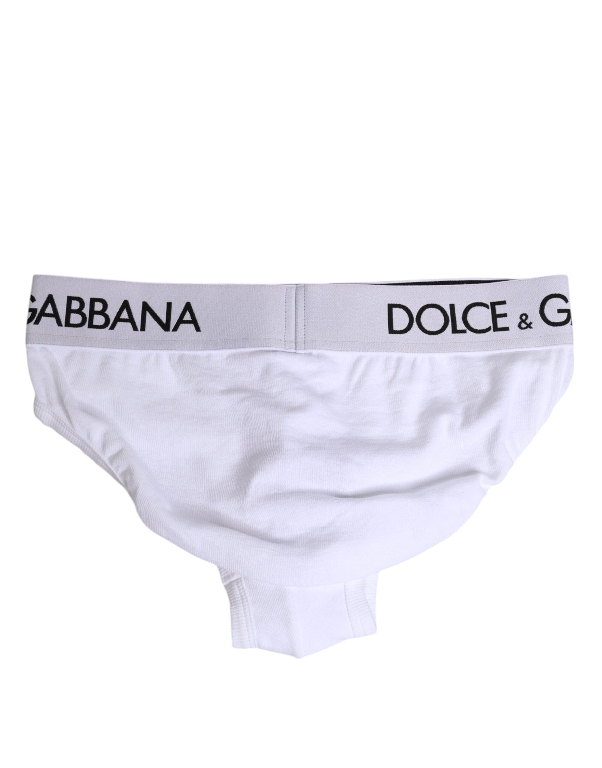 White Cotton Stretch Regular Brief Underwear