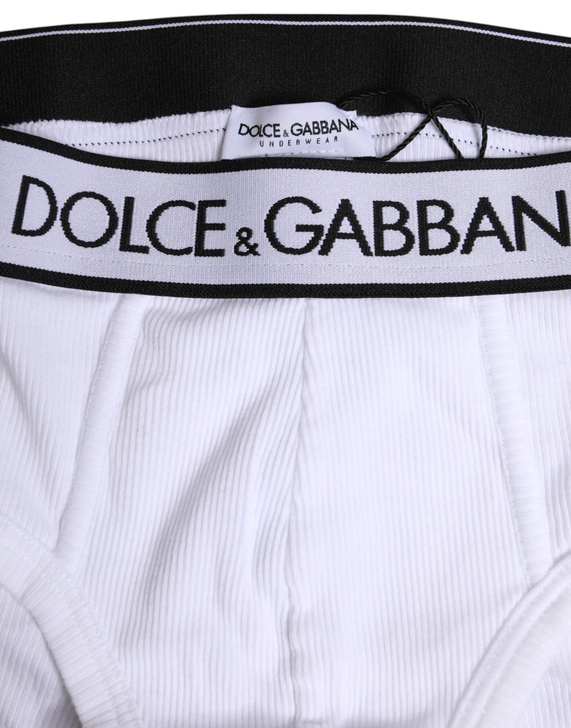 White Cotton Stretch Regular Brief Underwear