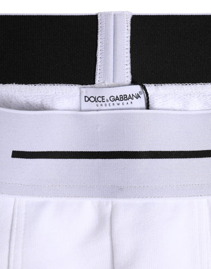 White Cotton Stretch Regular Boxer Underwear