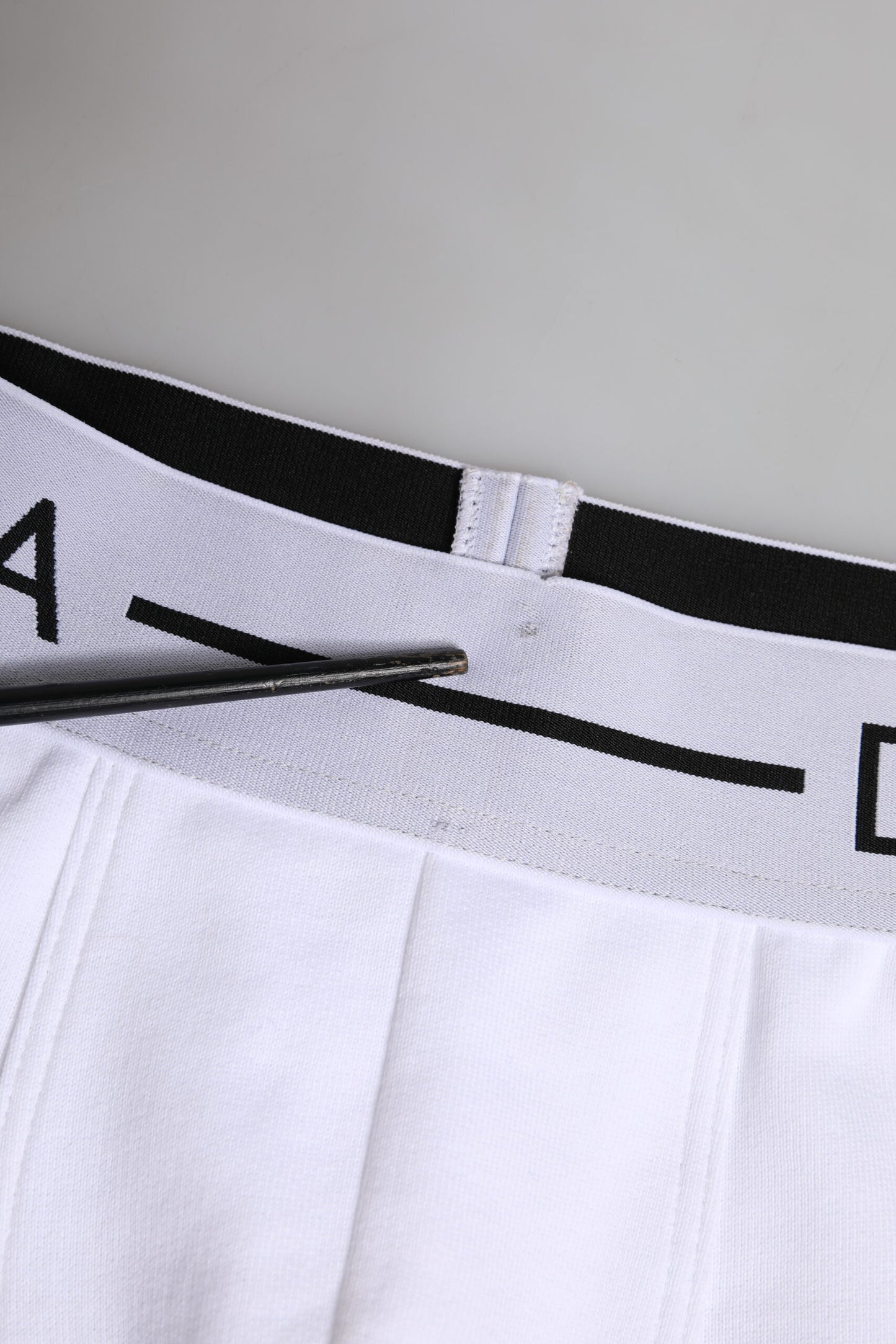 White Cotton Stretch Regular Boxer Underwear