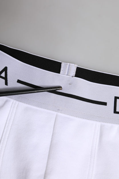 White Cotton Stretch Regular Boxer Underwear