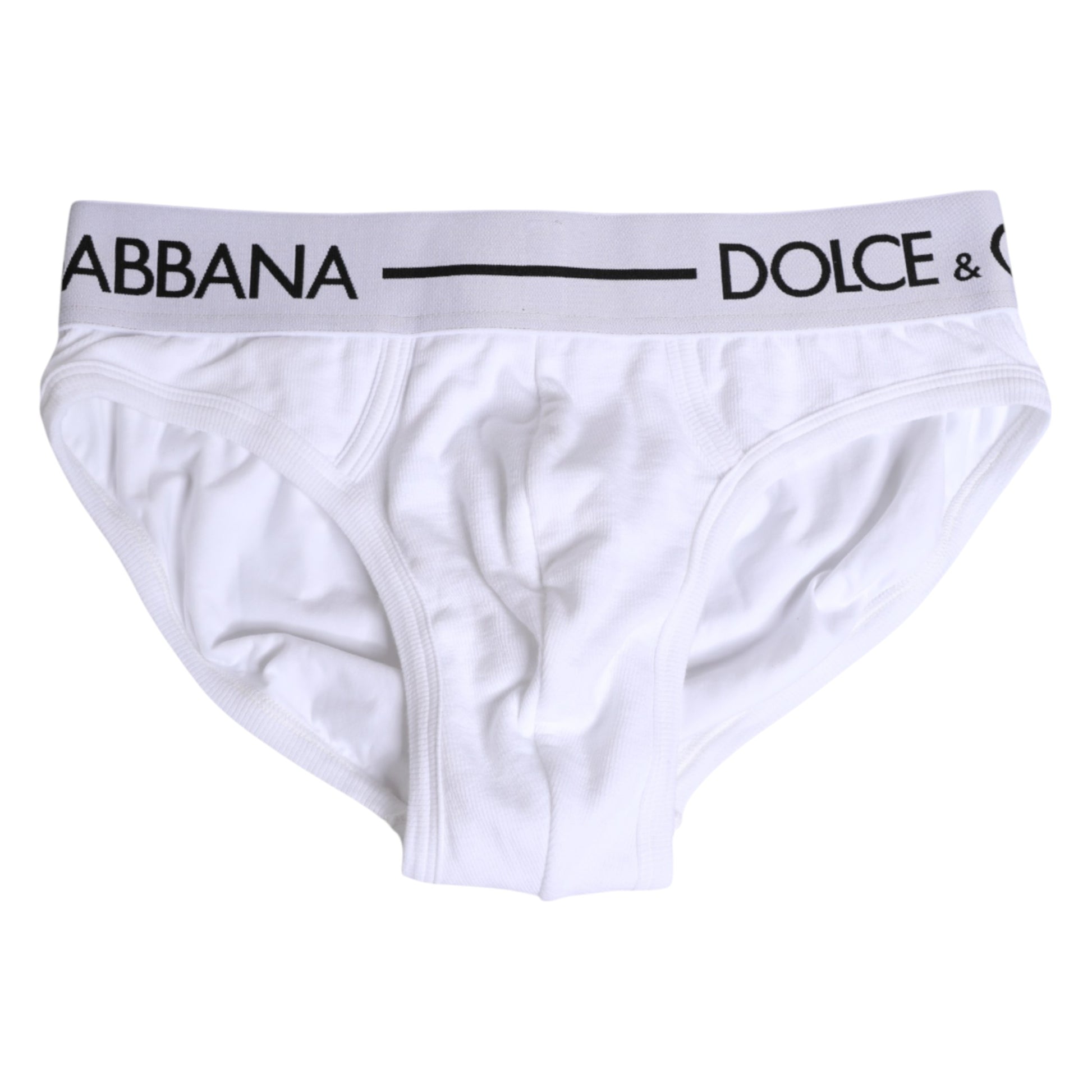 White Cotton Stretch Regular Brief Underwear