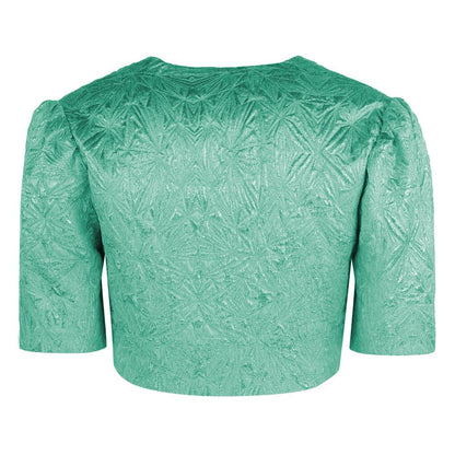 Green Polyester Tops & T-Shirt