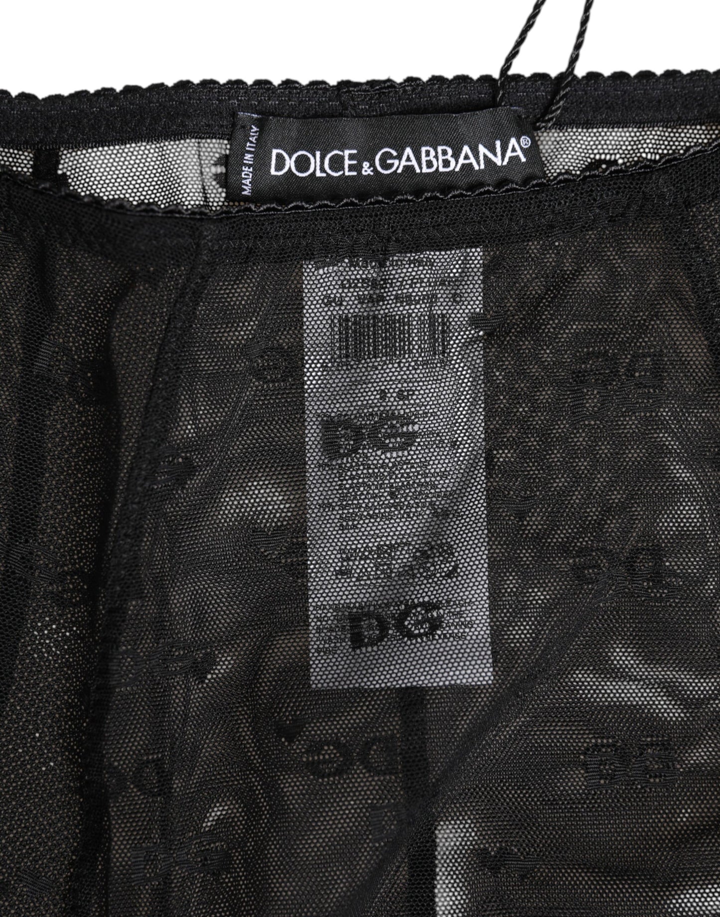 Black Logo Girdle High Waisted Panty Underwear