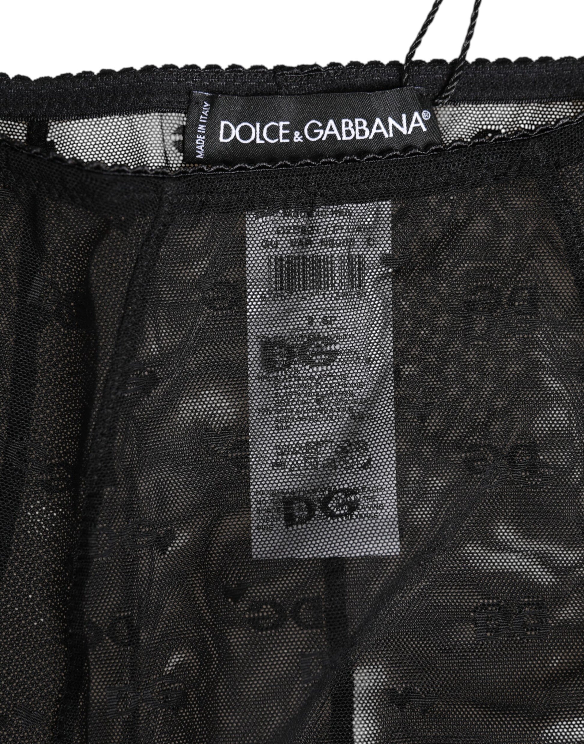 Black Logo Girdle High Waisted Panty Underwear