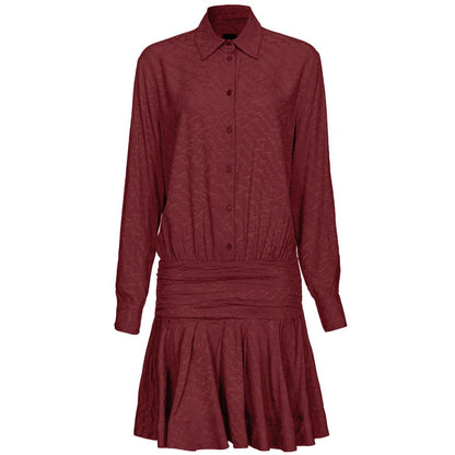 Red Haircalf Dress