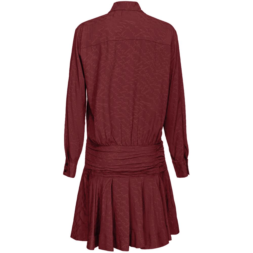 Red Haircalf Dress