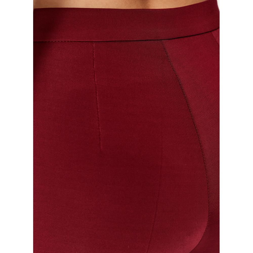 Red Viscose Jeans & Pant