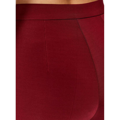 Red Viscose Jeans & Pant