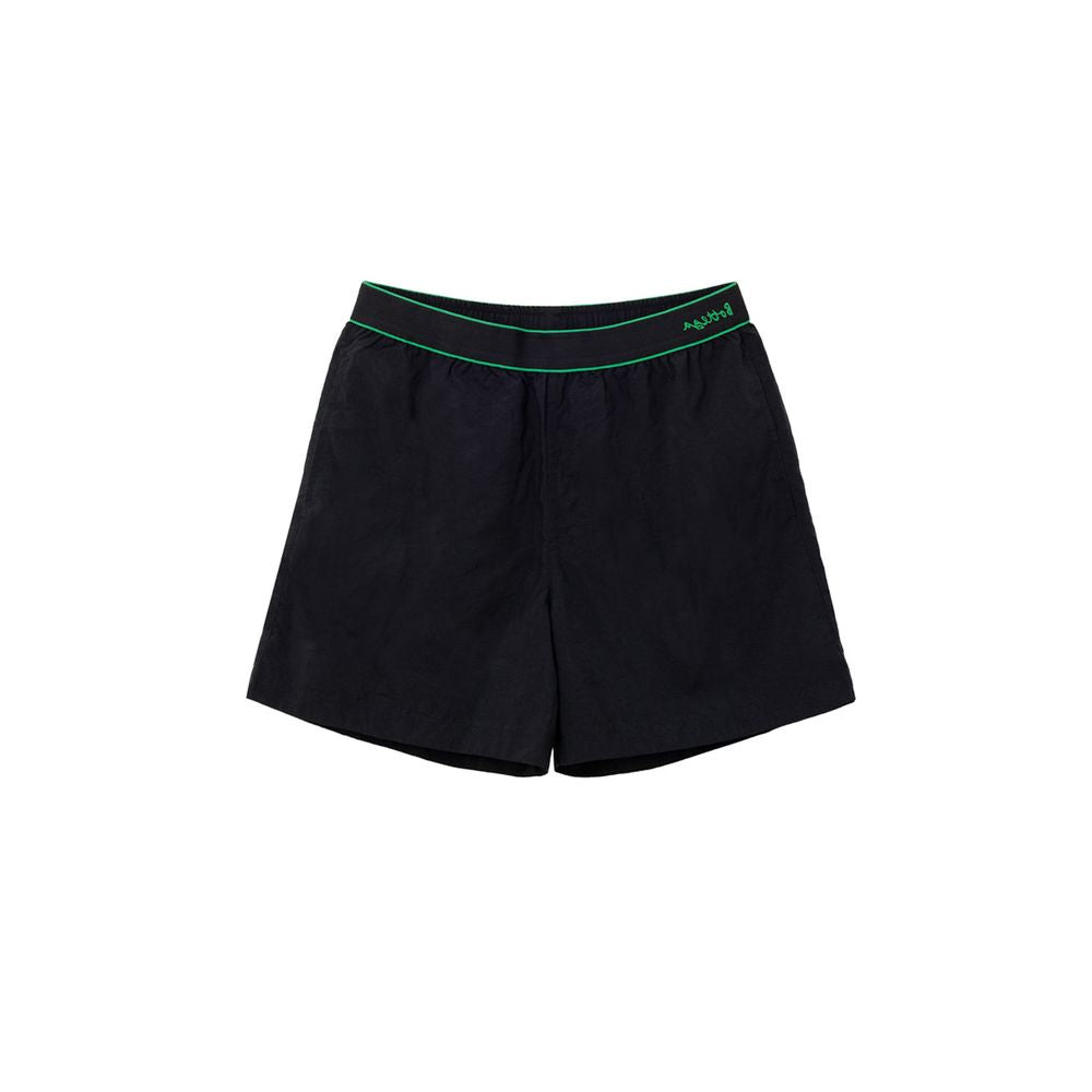 Black Polyamide Swim Short