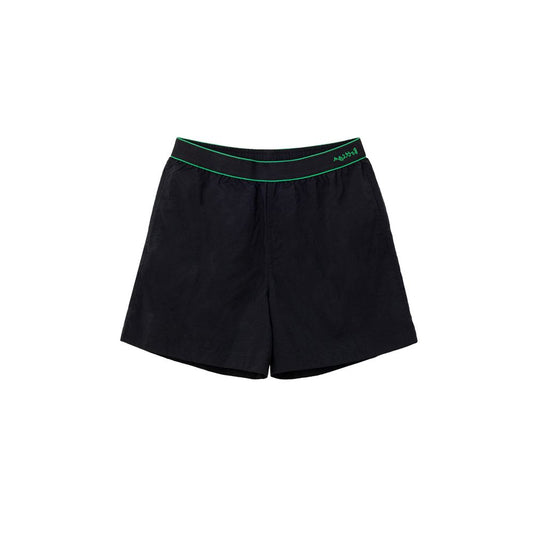 Black Polyamide Swim Short