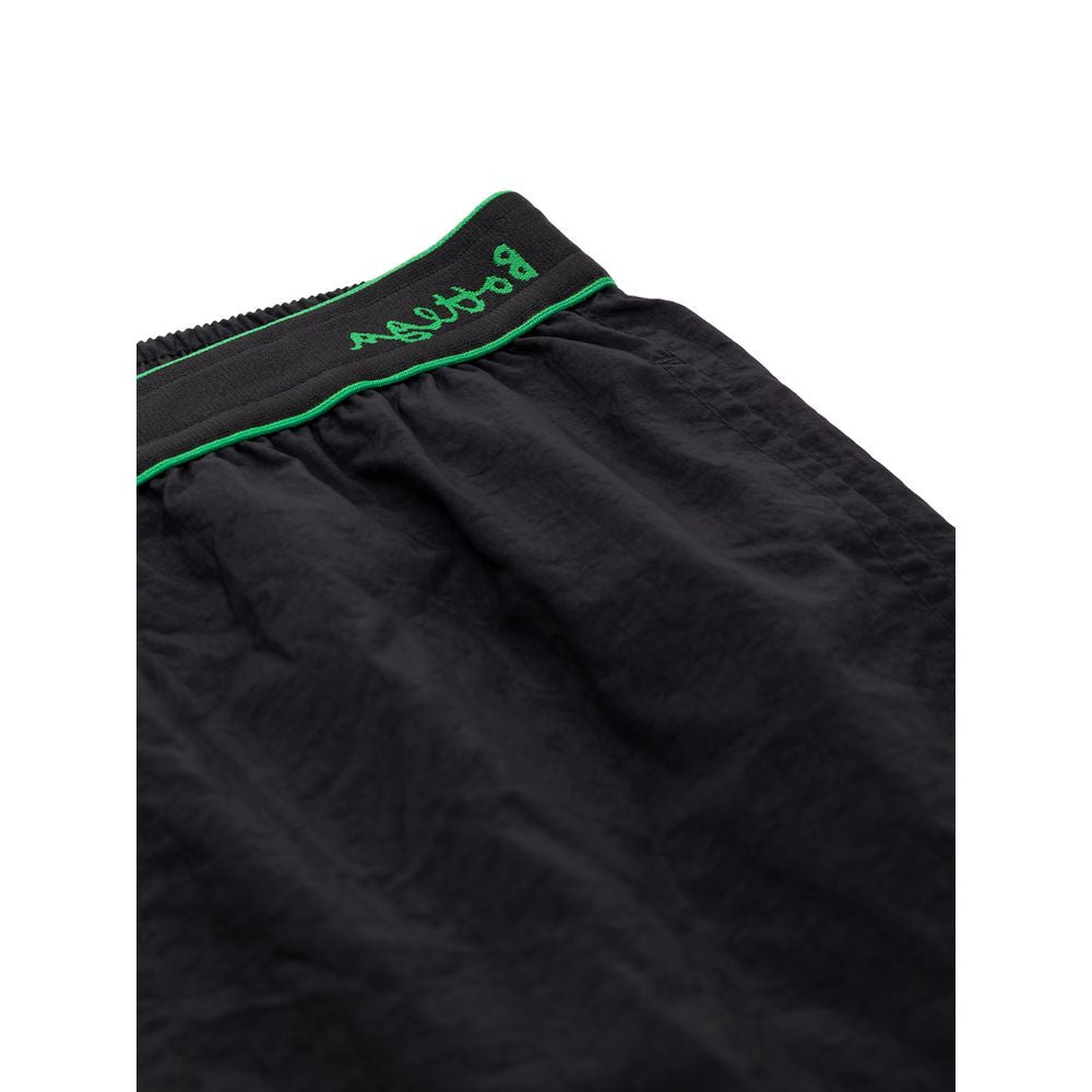 Black Polyamide Swim Short