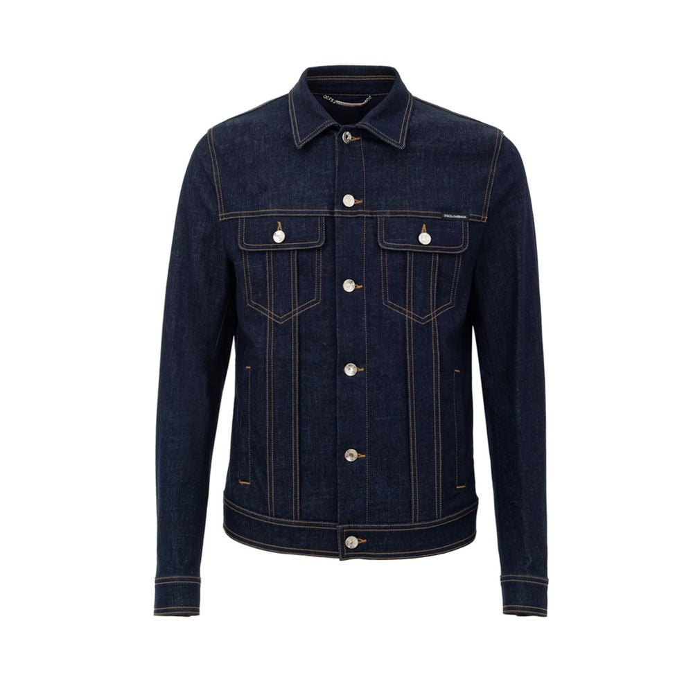 Blue Cotton Denim Jacket