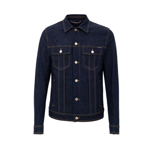 Blue Cotton Denim Jacket