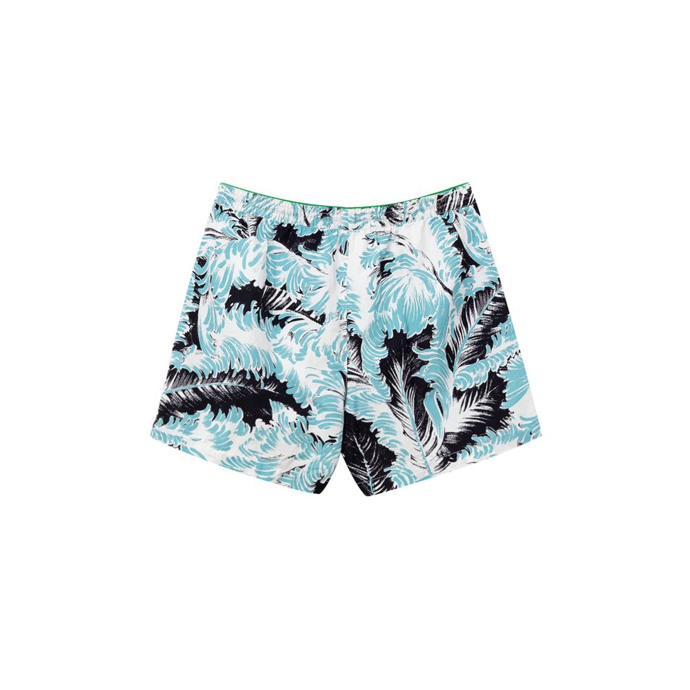 White Polyamide Swim Short
