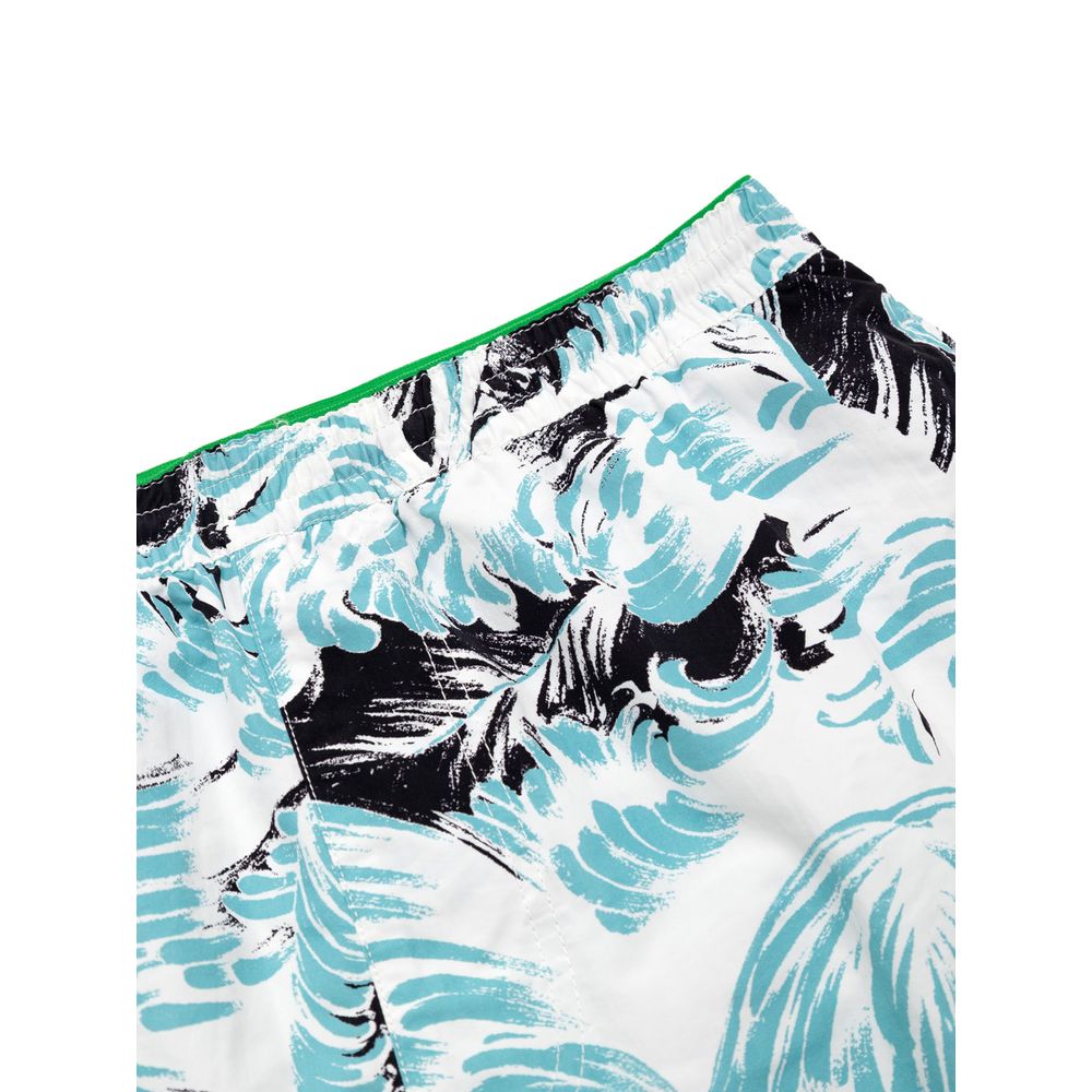 White Polyamide Swim Short