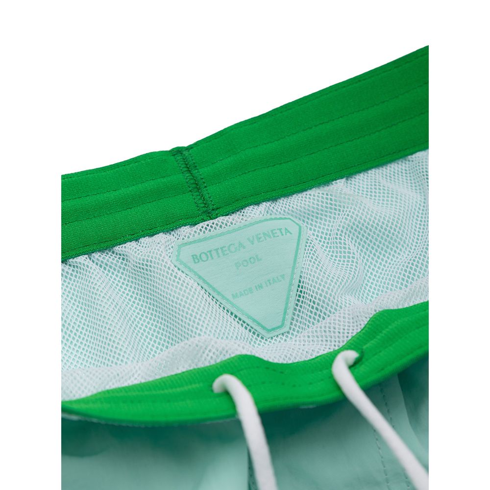 Turquoise Polyamide Swim Short
