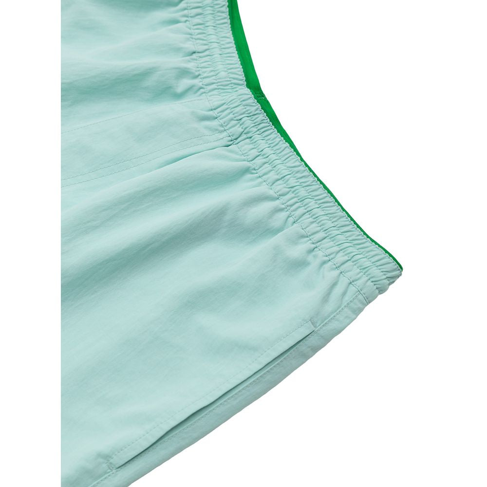 Turquoise Polyamide Swim Short