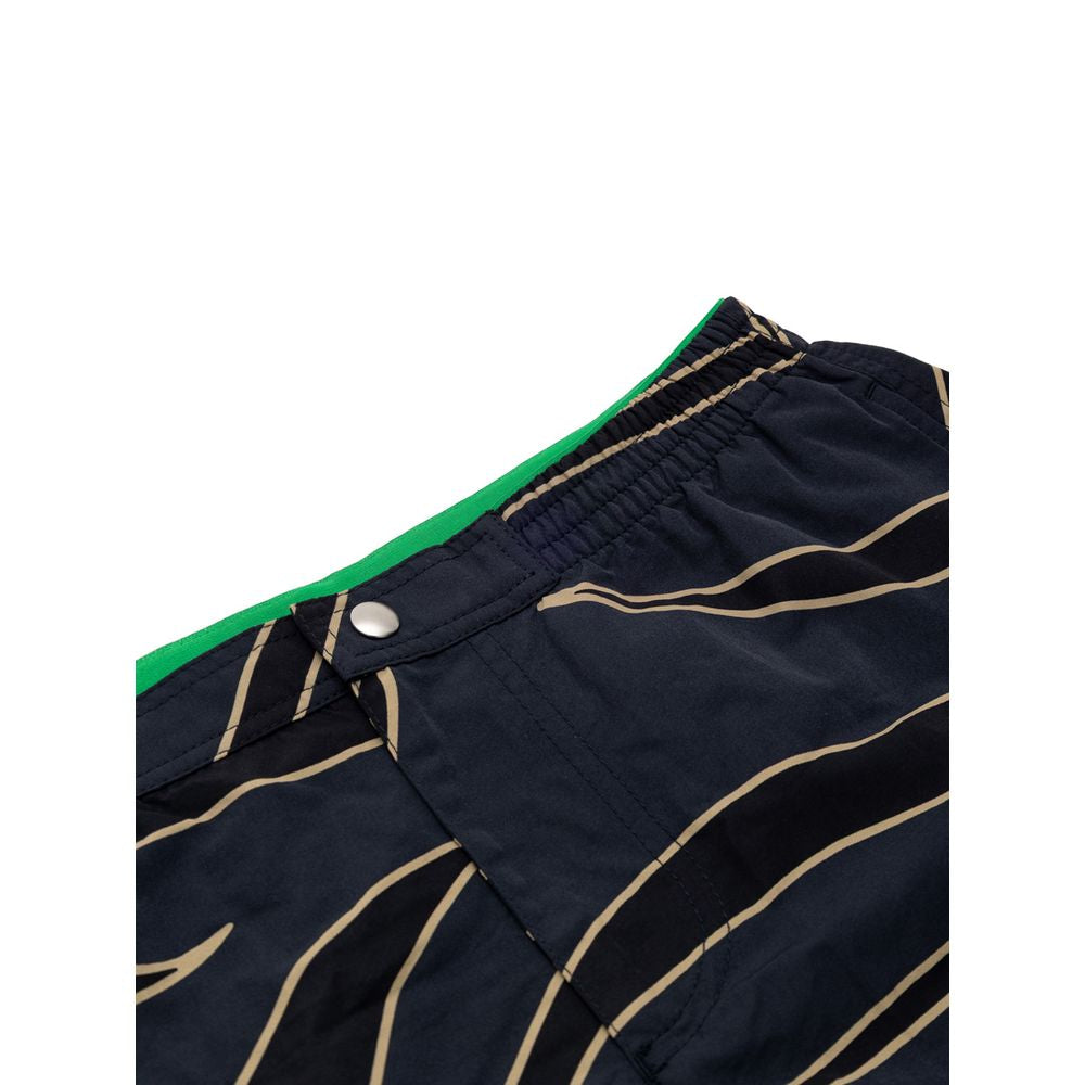 Blue Polyamide Swim Short