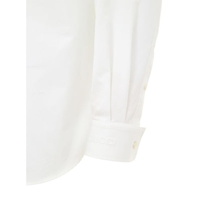 Camisa blanca de algodón