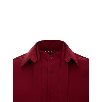 Bordeaux Wool Shirt