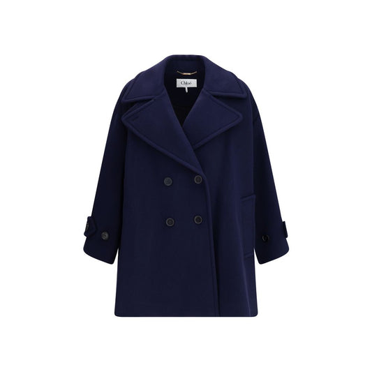 Oversized double breasted wool Coat