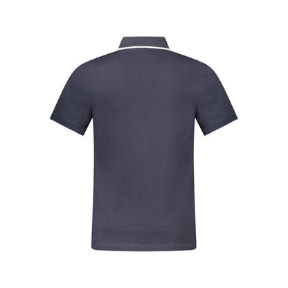 Polo de algodón azul
