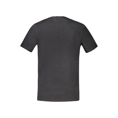 Camiseta negra de algodón