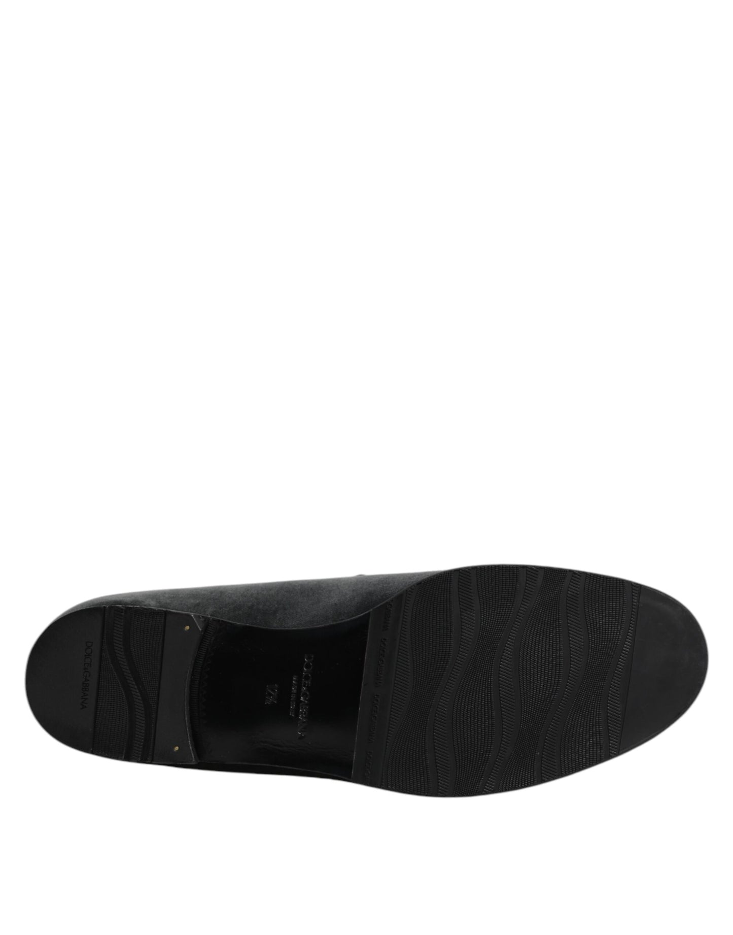 Black Velvet Slip On Loafers Formal Shoes