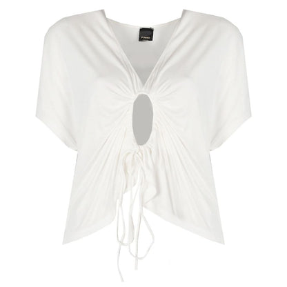 White Viscose Tops & T-Shirt