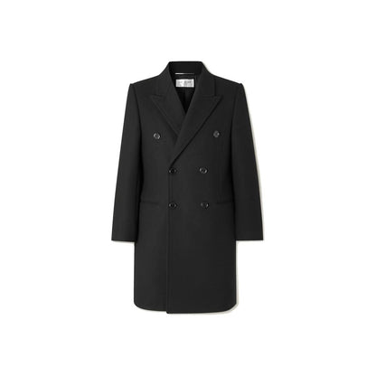 Double-Breasted Wool Coat