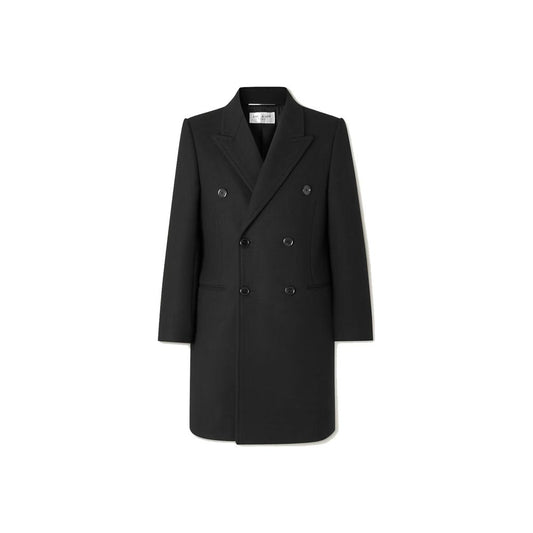Double-Breasted Wool Coat