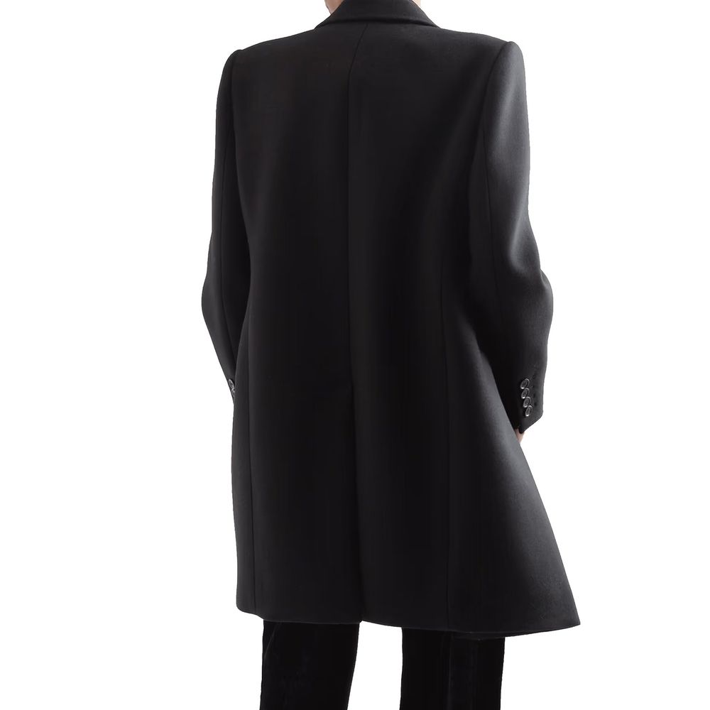 Double-Breasted Wool Coat