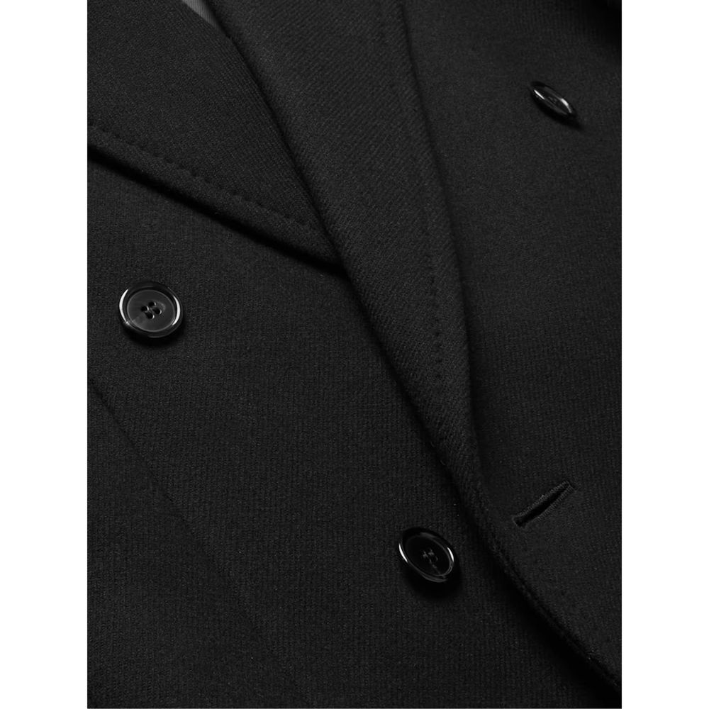 Double-Breasted Wool Coat