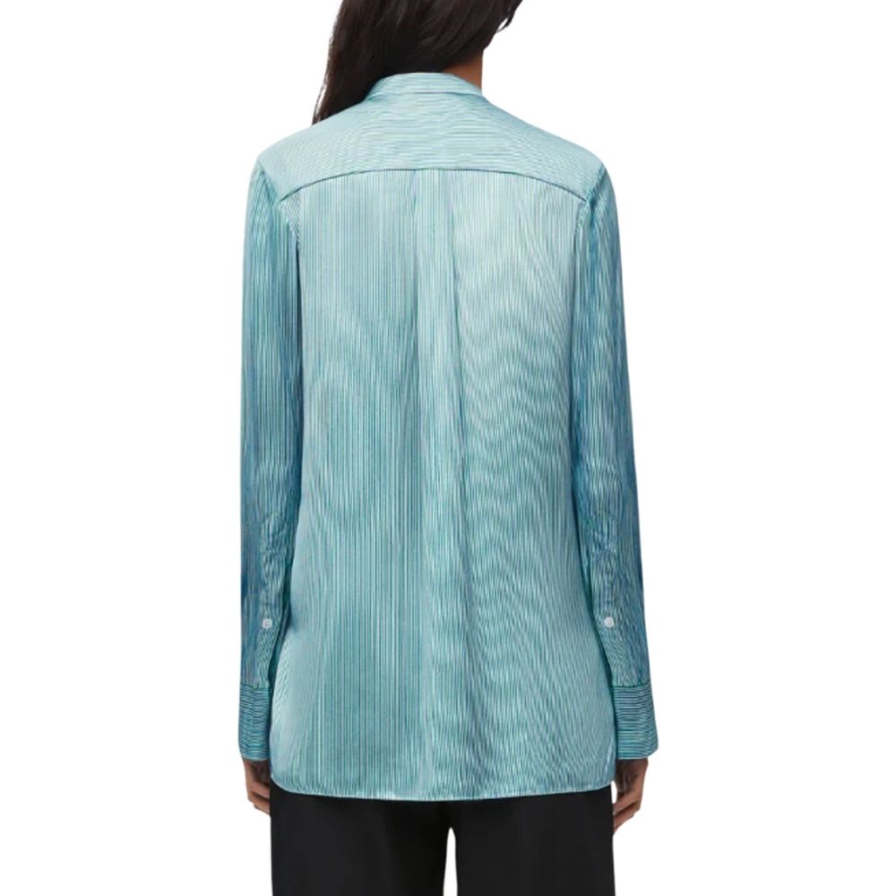 Silk Blend Striped Shirt