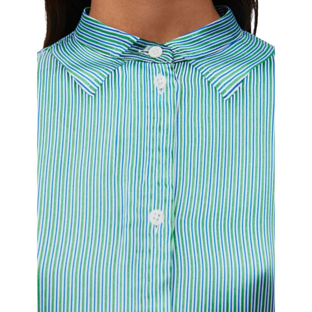 Silk Blend Striped Shirt